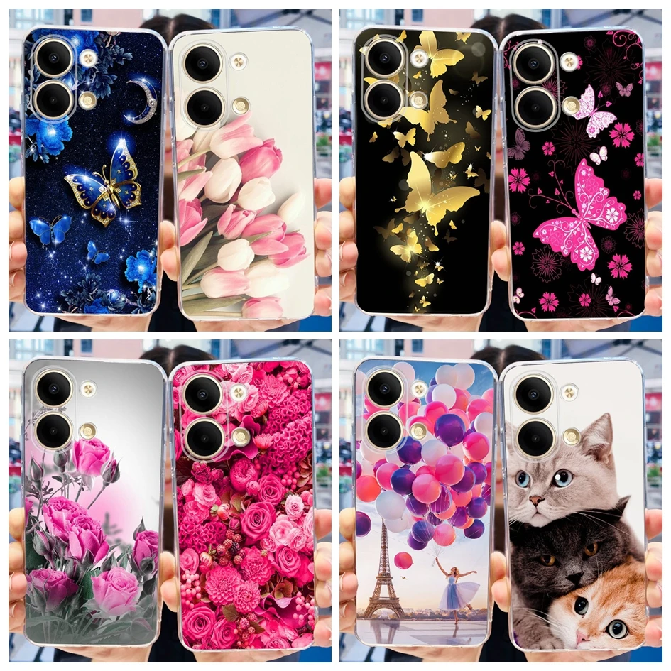 Funda de silicona suave para OPPO Realme, carcasa trasera de TPU para Realme 10 Pro Plus RMX3687 RMX3686