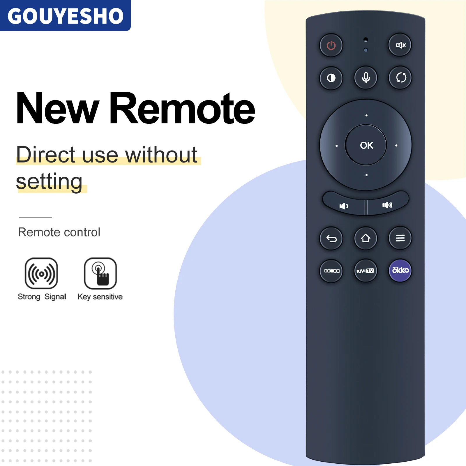 Nuevo mando a distancia IR para KIVI TV RC80 32H600KD