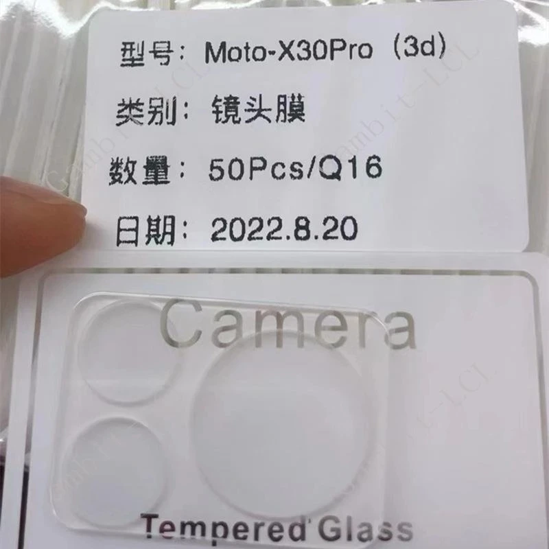 Lente de cámara 3D para Motorola Moto X30 Pro, Protector de vidrio templado MotoX30Pro Edge 30 Ultra Fusion, película protectora trasera - imagen 4