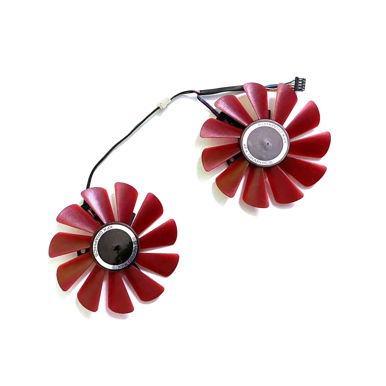 Para XFX RX570 RS RX580 RS Video Grafische Kaarten Koeling Als vervangende ventilador 85 MM RX 570 RX 580 FDC10U12S9-C ventilador Koeler - imagen 3