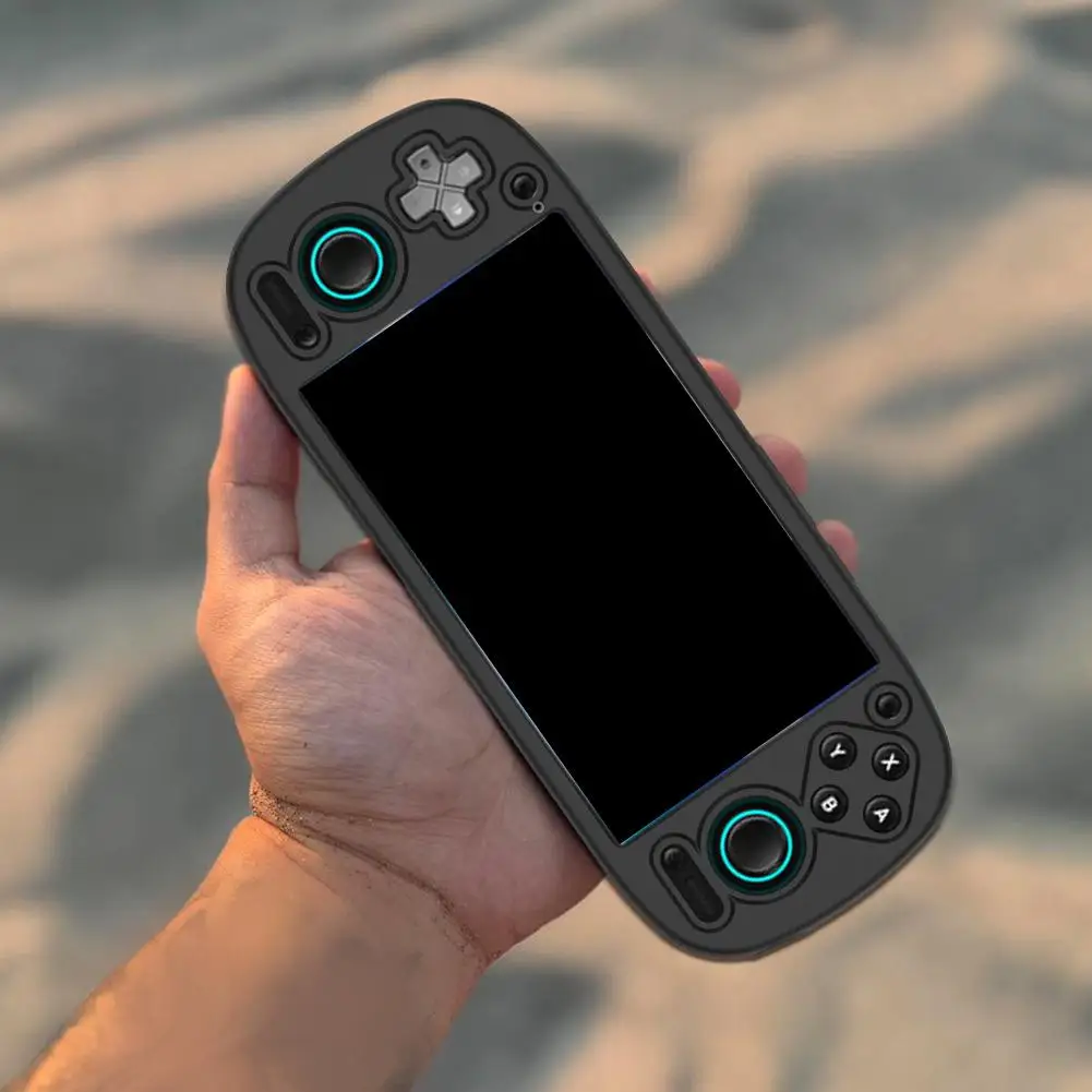 Funda protectora de silicona para consola portátil Retroid Pocket 5, cubierta de Color sólido, agarre antideslizante, carcasa a prueba de polvo para RP5 - imagen 3