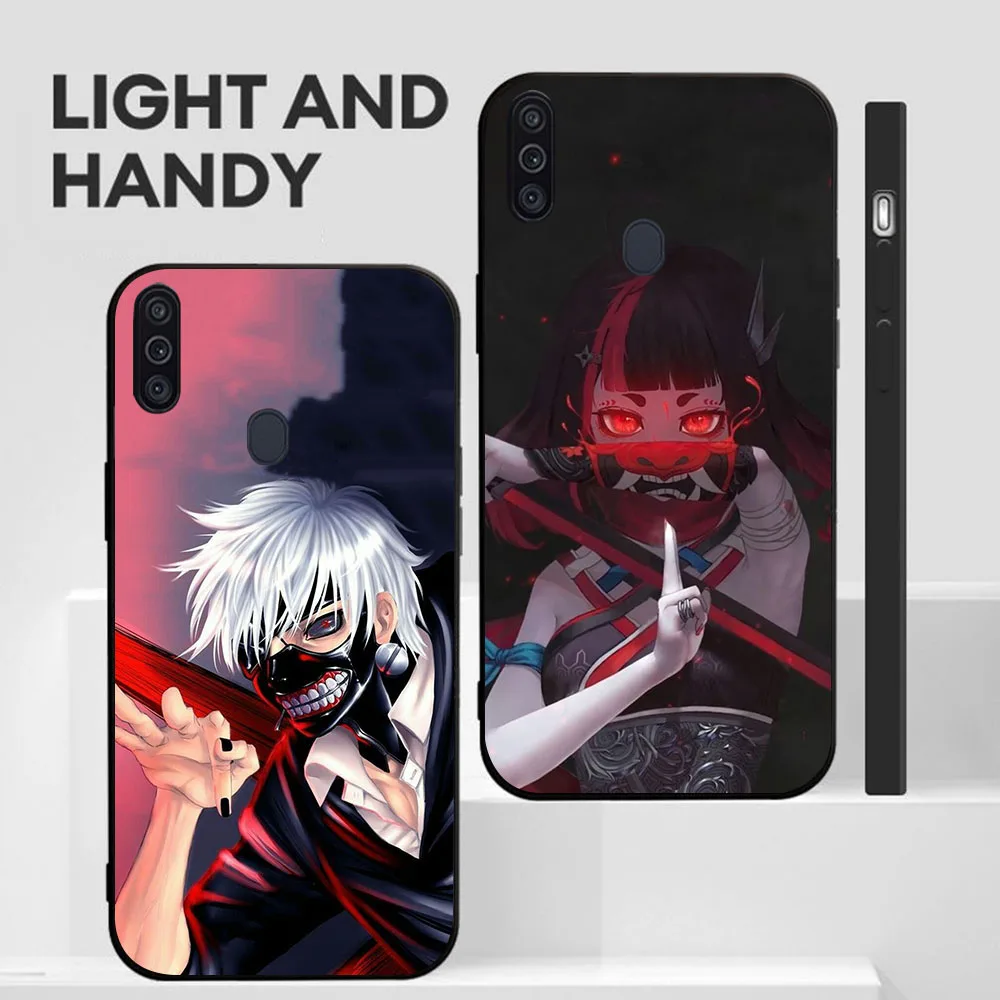 BD-62 Tokyo Ghoul funda negra para Samsung A11 A30 M20 A9 A20 A10S A40S M21 M30 A20S M30S - imagen 3