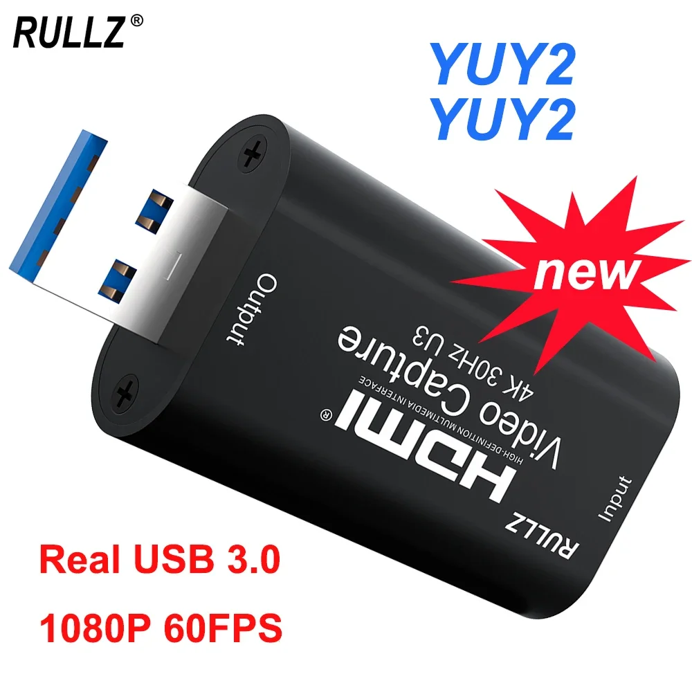 Ms2130 Placa de Captura USB 3.0 HDMI 1080p 60fps para PS4 PS5 Switch - imagen 4