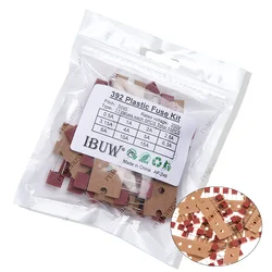 55 unids/set Kit surtido de fusibles de plástico cuadrados 392 0.5A 1A 2A 2.5A 3.15A 4A 5A 6.3A 8A 10A 15A 250V fusibles juego de fusibles de tubo de soplado lento