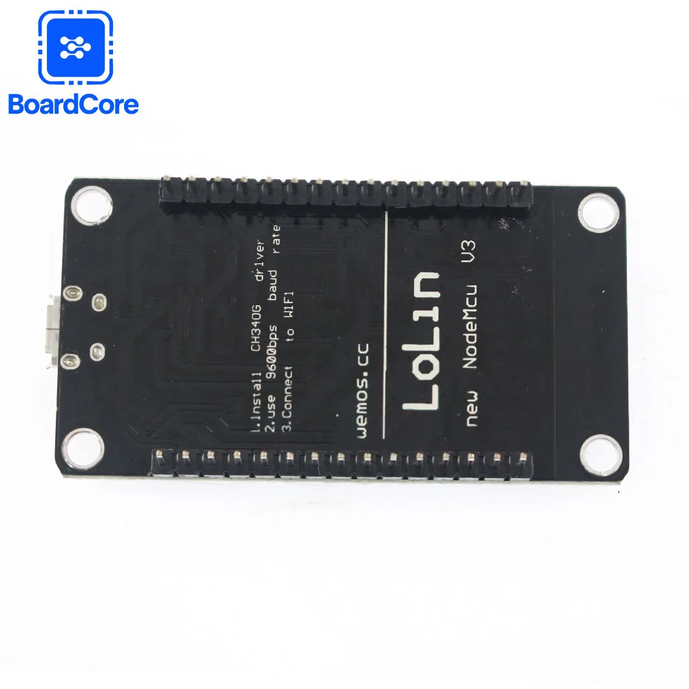 Módulo NodeMCU Lua V3 ESP8266, puerto Micro USB, módulo WiFi serie CH340, módulo de placa de desarrollo IoT para hogar inteligente DIY - imagen 3