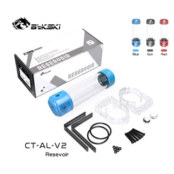 BYKSKI Depósito Acrílico POM Water Cooling Doble Cilindro CT-POM-V2