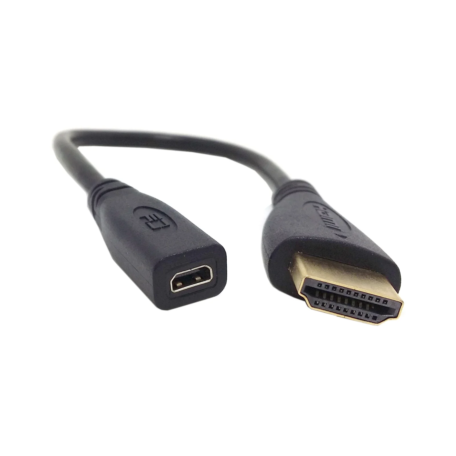 Cable adaptador Micro Compatible con HDTV, conector hembra a HDMI, 20cm - imagen 2