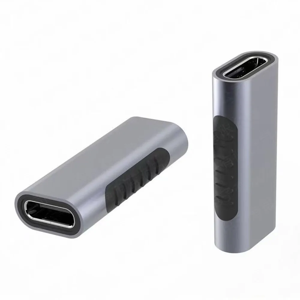 CONECTOR DE ALUMINIO TIPO C HEMBRA A HEMBRA, ADAPTADOR DE EXTENSÓN USB 3.1 - imagen 3