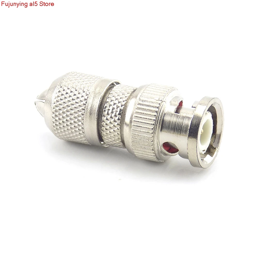 Cabezal público BNC a cabezal de conversión de nudo de bambú, Cable Coaxial sin soldadura, sistema de monitoreo de seguridad para cámara de TV - imagen 2