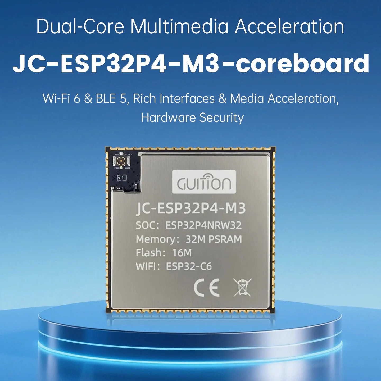 ESP32P4-M3 CoreBoard compatible con WiFi 6 y BT 5 MIPI CSI Flash de 2 carriles ESP32-C6 integrado de doble núcleo 32M PSRAM 16MB Flash