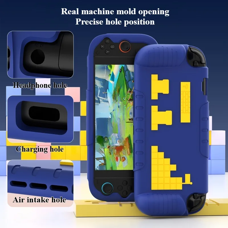 Funda de silicona suave para Switch 2, funda protectora a prueba de golpes, cómoda y ergonómica, carcasa de agarre de TPU para consola de juegos NS 2 Switch 2 - imagen 3