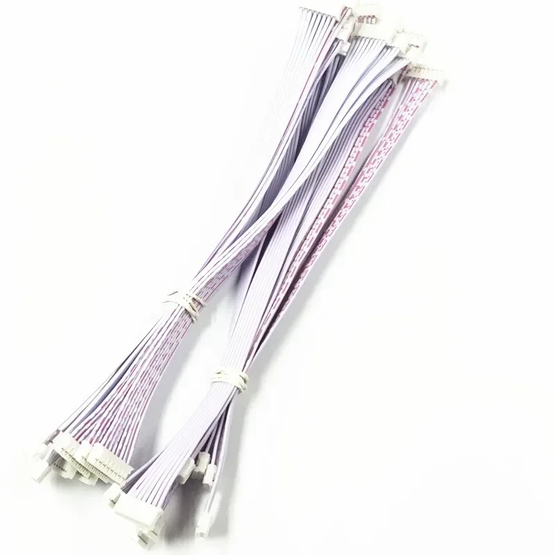 Cable de cinta de alambre blanco y rojo, cabezal individual o doble, 5 piezas, 10-100cm, PH 2,0mm, Paso 2/3/4/5/6/7/8/9/10/11/12 pines dirección/marcha atrás - imagen 5