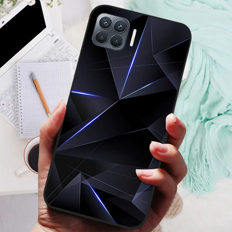 Para Oppo A73 funda Oppo A93 Fundas de silicona suave TPU funda bonita de dibujos animados para Oppo A73 A93 F17 Pro fundas de teléfono Reno 4 Lite - imagen 3