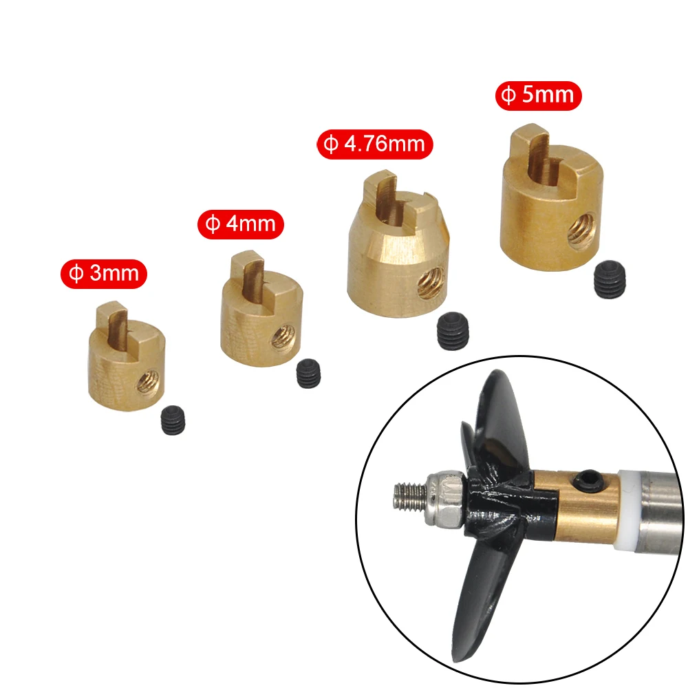5 uds diámetro 3mm/4mm/4,76mm/5mm modelo barco latón cobre eje de transmisión para perro muleta accesorios para eje de transmisión de barco Rc