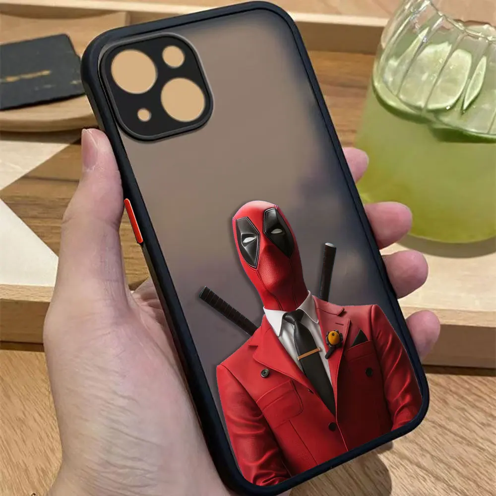 Funda de teléfono mate Marvel Deadpool para Samsung A14 A15 A16 A17 A22 A23 A25 A26 A32 A42 A50 A51 A52 A53 A55 A56 A54 A72 A73 - imagen 5