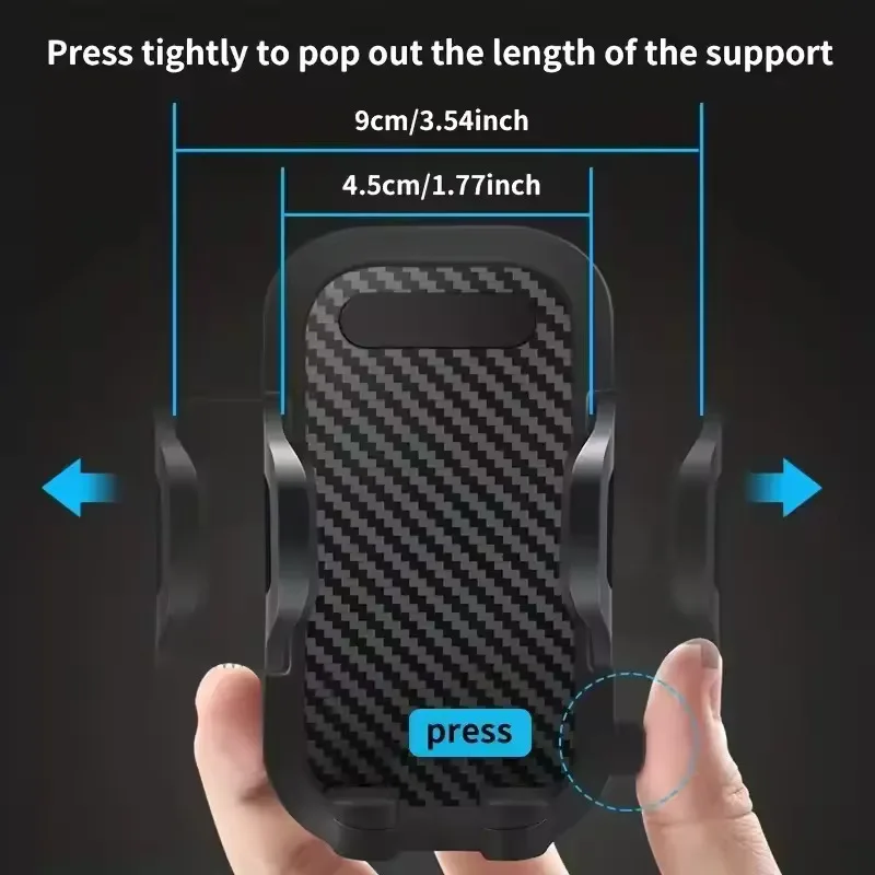 Soporte para teléfono de coche con ventosa soporte para teléfono inteligente para iPhone Xiaomi Huawei Samsung móvil en coche - imagen 3