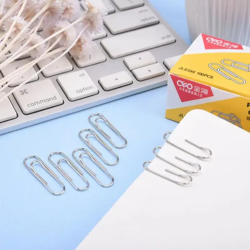 PaperClip-carpeta de marcapáginas, Clips de papel para el hogar y la Oficina, accesorios, papelería para estudiantes, clips escolares, marcapáginas - imagen 2