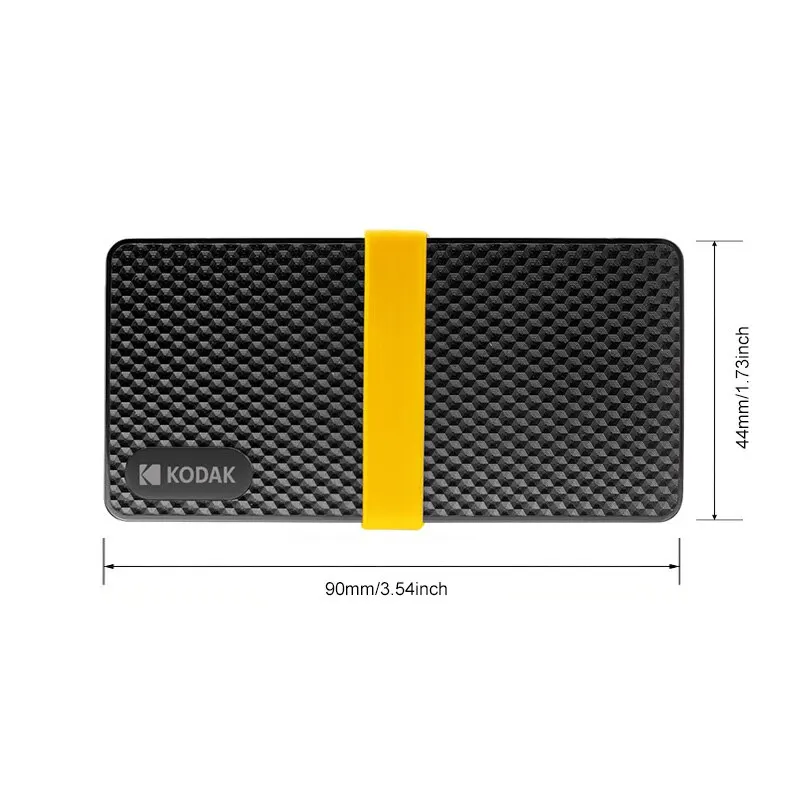 Kodak SSD 1TB X200 SSD portátil USB 3,1 tipo C unidad externa disco duro 512GB 256GB unidad de estado sólido para PS4 portátil Macbook PC - imagen 4