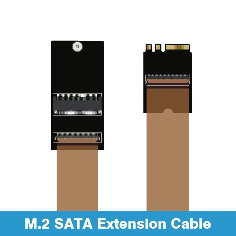 Cable de extensión M.2 Nic A.E Key interfaz Compatible placa base M2 Nic extensión Cable de extensión Ngff 10CM 30CM - imagen 2