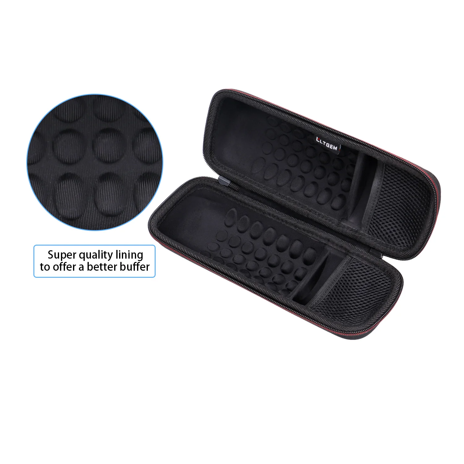 LTGEM-funda de altavoz para Bose SoundLink Revolve, Altavoz Bluetooth con bolsillo de malla, bolsa de transporte, accesorios para altavoces - imagen 5