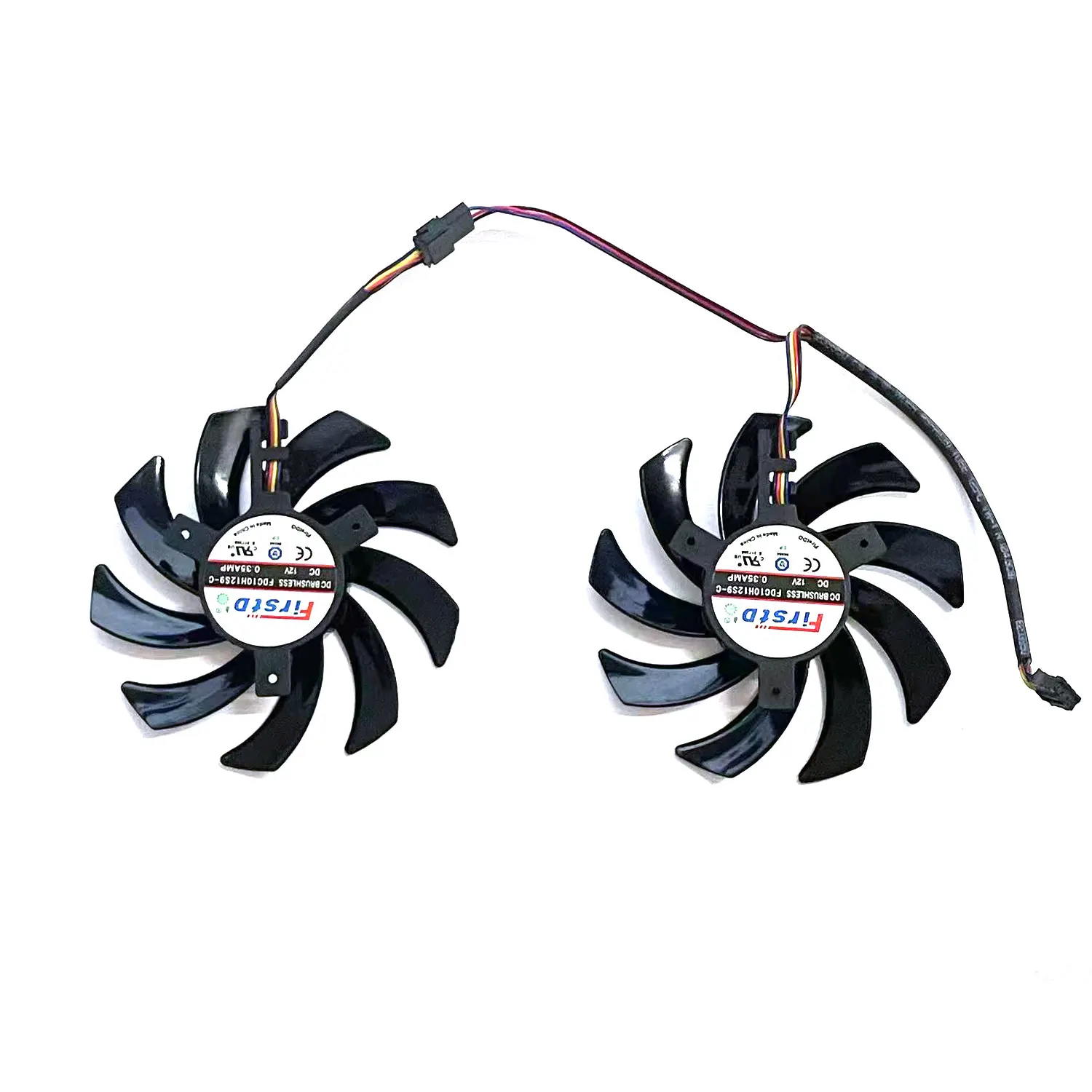 Refrigerador de GPU para Sapphire Radeon R9 280 280X 285 270X 370X 380 HD7970 7950 7870 7850 HD6970 6850, 85MM, 4 pines, nuevo - imagen 4