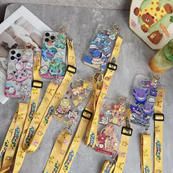 Para Samsung Galaxy S20 S21 S22 S23 S24 S25 Plus Ultra FE Edge Gengar funda adorno de correa de muñeca