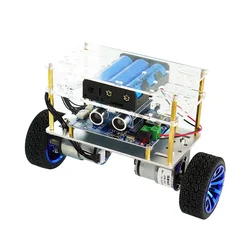 Robot coche autobalance STM32 doble motor con sensor ultrasónico
