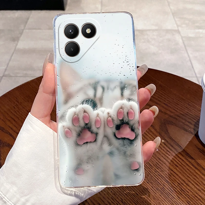Para Tecno Pova 7 Neo funda transparente estética de lujo Linda funda trasera de silicona suave Techno Pova 7 Neo funda de teléfono transparente de TPU - imagen 4