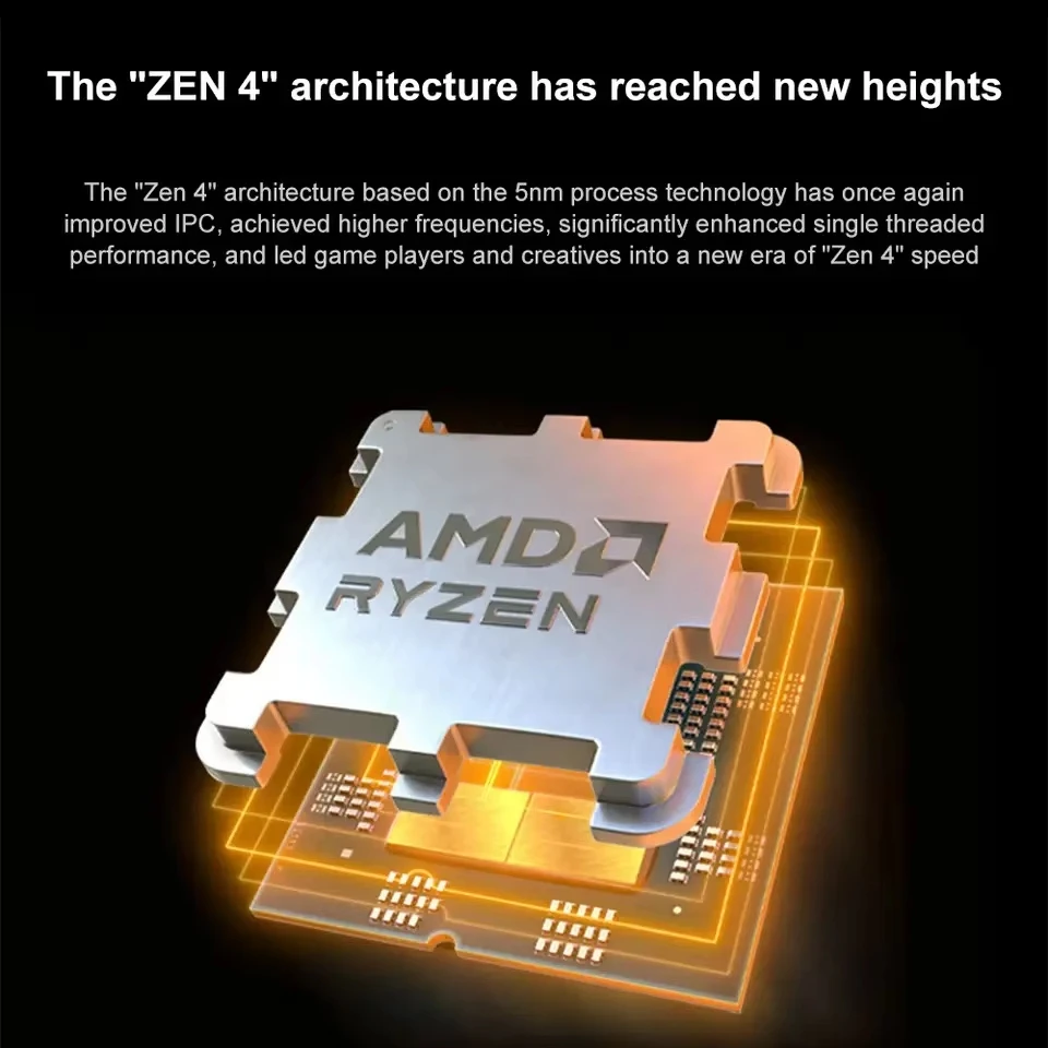 Procesador de juegos AMD RYZEN 7 7800X3D CPU AMD R7 7800X3D 8 núcleos 16 hilos 5NM 96M Socket AM5 sin ventilador juego caché caliente sin ventilador - imagen 3