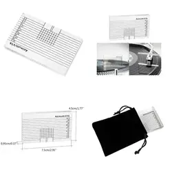 Y1UB Bloque ángulo vía vertical herramienta alineación acrílica