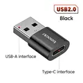 C to USB Black