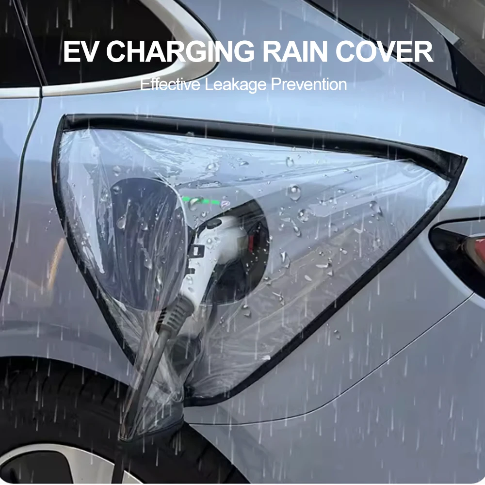 Cubierta de puerto de cargador de vehículo eléctrico, protección impermeable para exteriores, cubiertas a prueba de polvo para Tesla Model 3 Y SUV, accesorios para coche