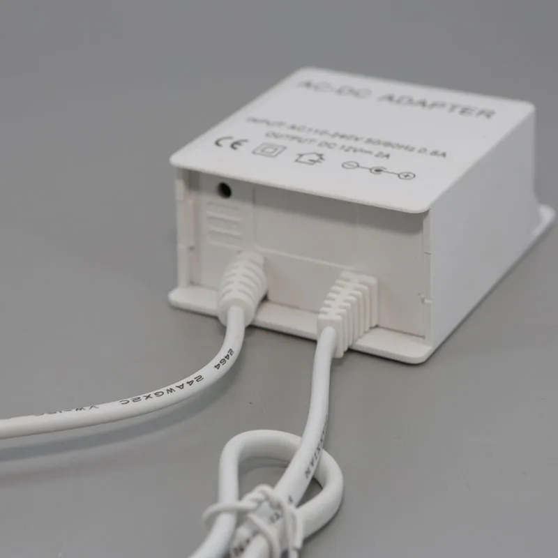 Mini DC 12V 2A fuente de alimentación 2000ma impermeable al aire libre EE. UU. UE 24w adaptador para tira de led cámaras CCTV AHD NVR AC 240V 5,5*2,1mm - imagen 4
