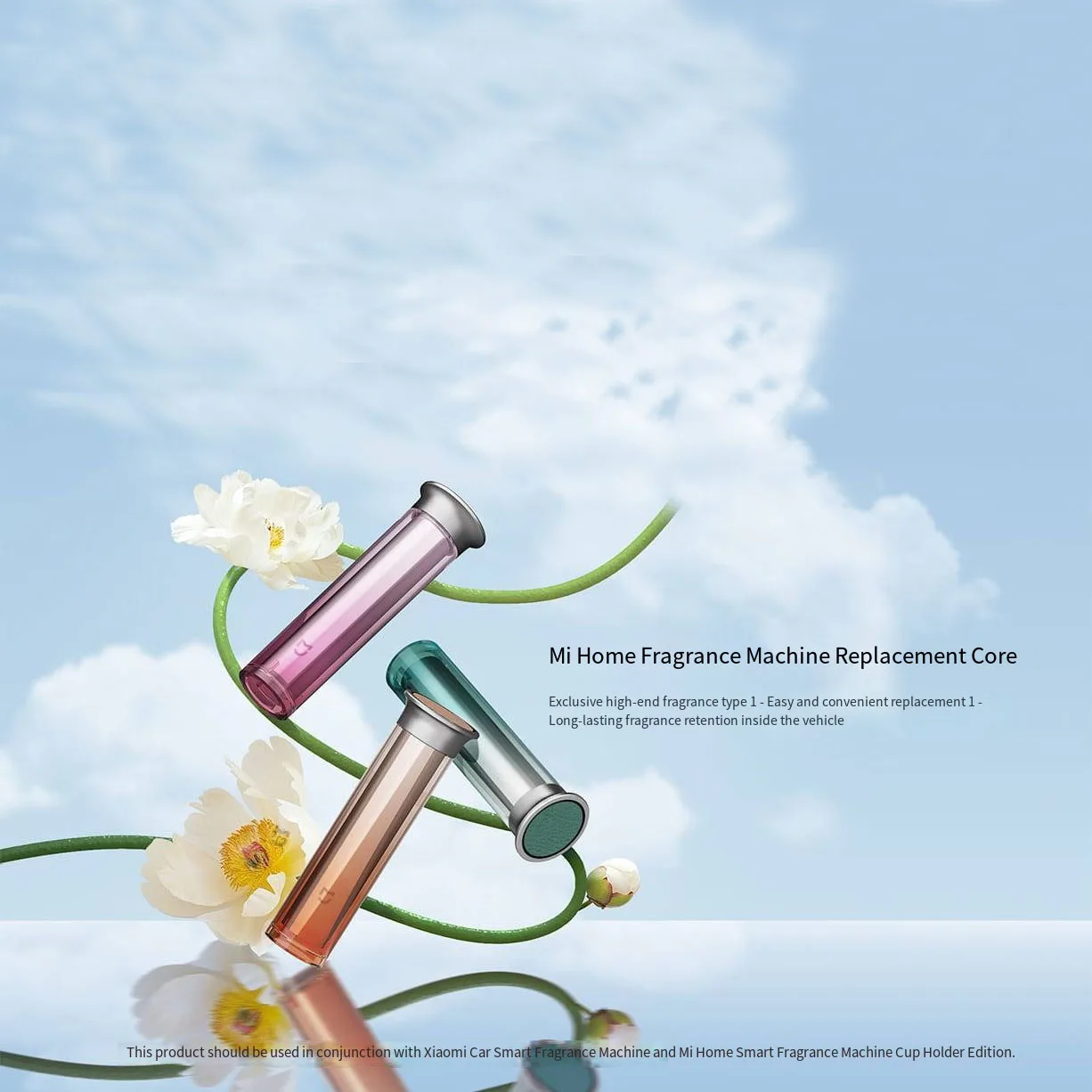 Difusor de fragancia de coche Xiaomi Original, accesorios de núcleo de repuesto, máquina de Perfume automática inteligente Mijia, filtro central de repuesto - imagen 3
