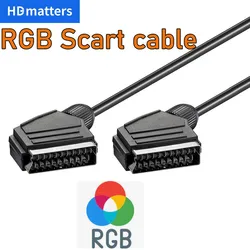 Cable SCART RGB Audio Vídeo – 21 Pines