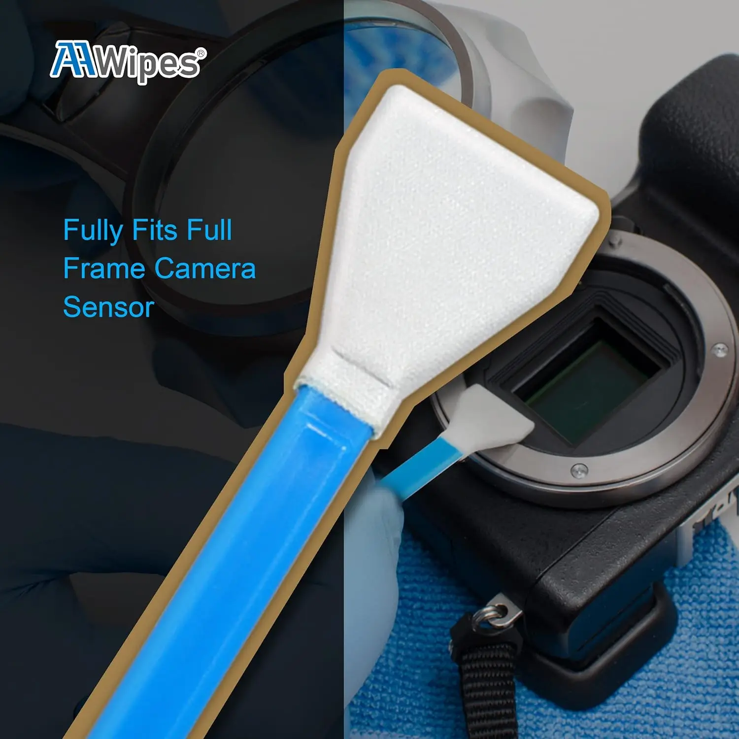 Para hisopos de limpieza de sensores para sensores APS-C de cámara DDR DSLR o SLR (cabezales de hisopo de limpieza hisopos de limpieza de sensores de 16 mm) (HCS-16) - imagen 3