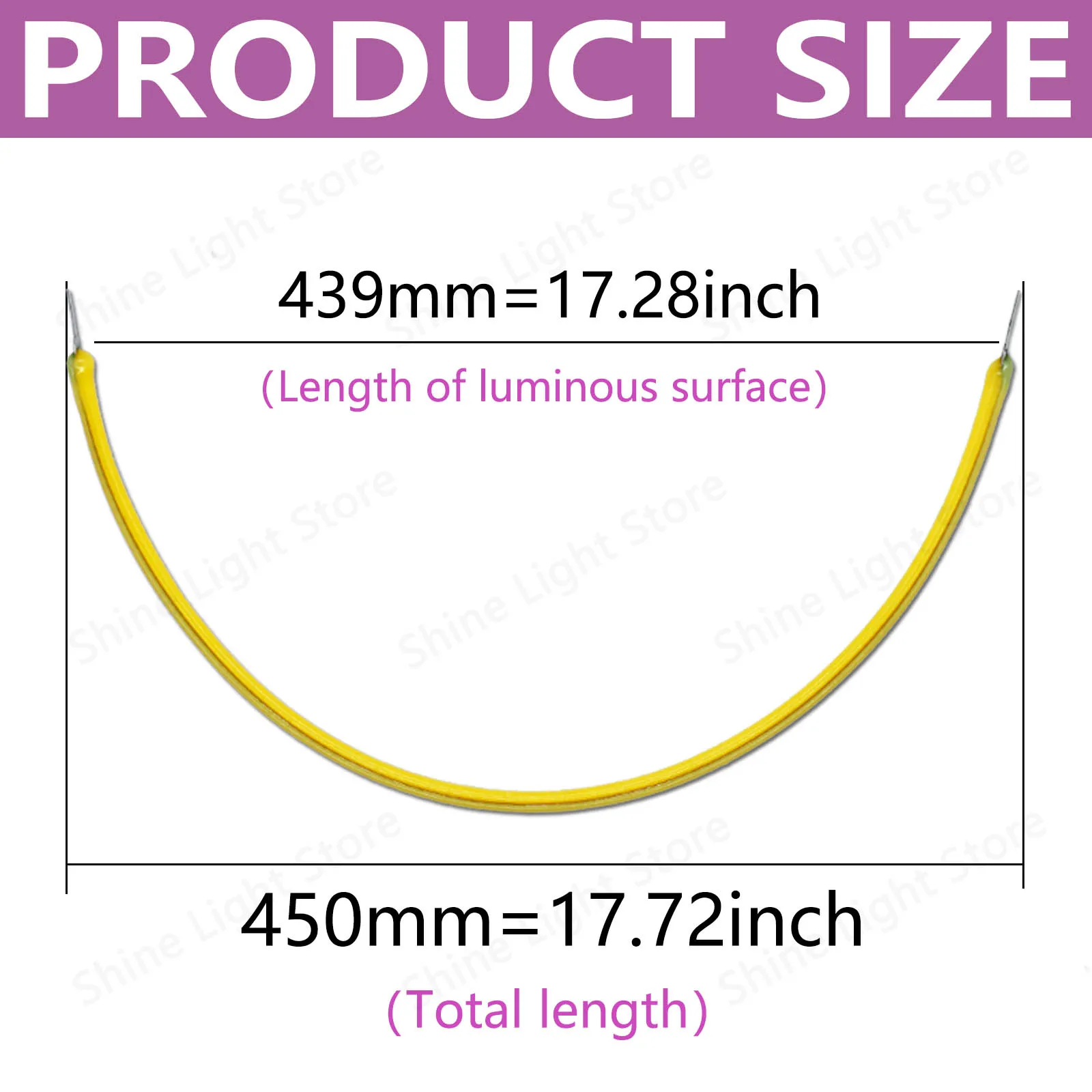 10 Uds filamento LED Flexible DC3V 450mm bombilla fuente de luz accesorios decoración Bar cafetería 2200k rojo verde azul rosa blanco - imagen 3