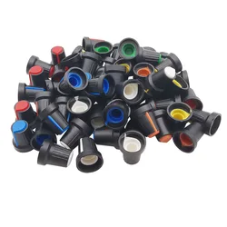 Perilla para potenciómetro WH148 de 6 mm, varios colores