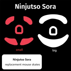 Patines de ratón Ninjutso Sora ICE con control deslizamiento preciso