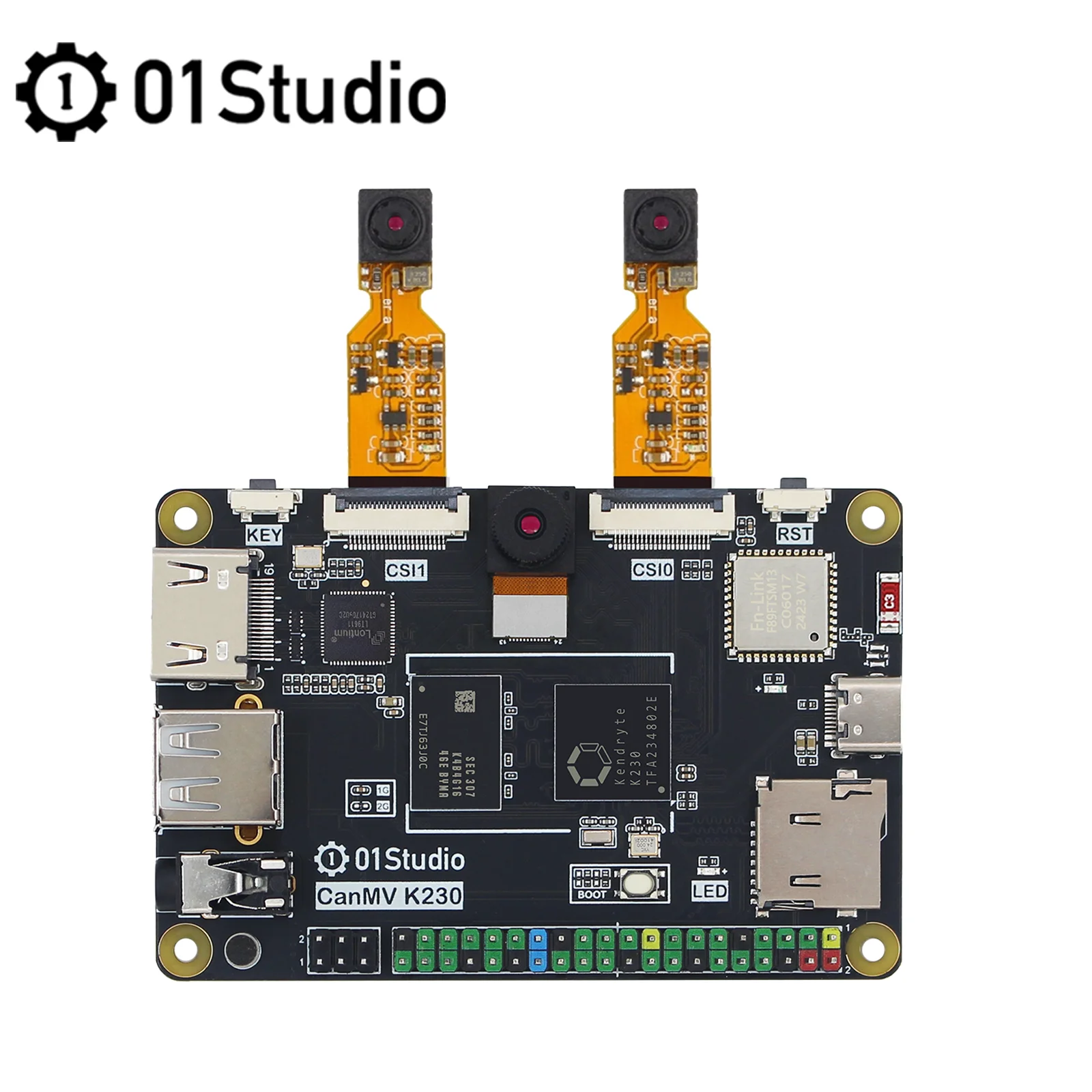 01Studio OV5647 módulo de cámara CanMV K230 AI Placa de desarrollo 6cm 15cm 30cm 1080P 30FPS - imagen 4