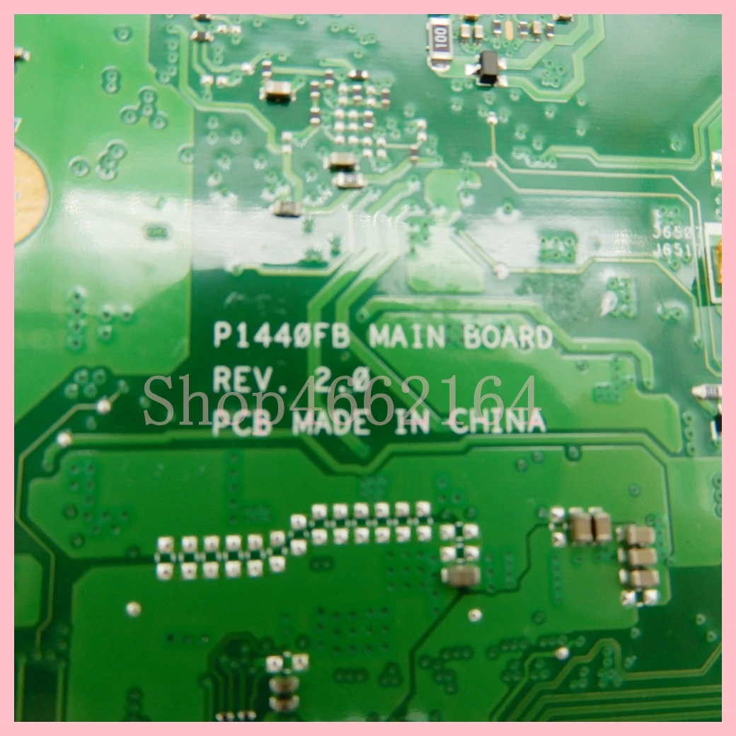 Placa base P1440FA i3 i5 i7-8th Gen CPU 4GB-RAM para ASUS PRO P1440 P1440FB B1440FA P1440FA P1440FAC P1440FBL placa base para ordenador portátil - imagen 3