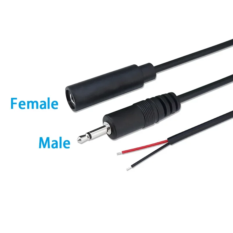Cable de Audio Mono Jack de 2,5mm, cable auxiliar de Audio de 3,5mm a extremo desnudo - imagen 5