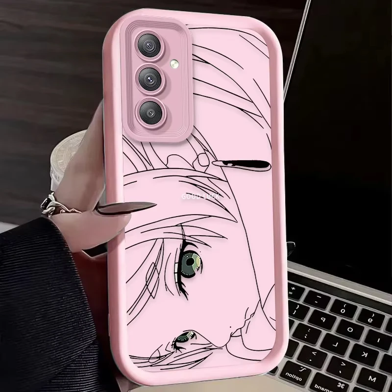 Funda de teléfono Cool de Anime Comics Frieren para Samsung Galaxy A14 A15 5G S21 S22 S23 S24 S25 5G FE Plus Ultra A25 A35 A52 A53 A54 A55 - imagen 4