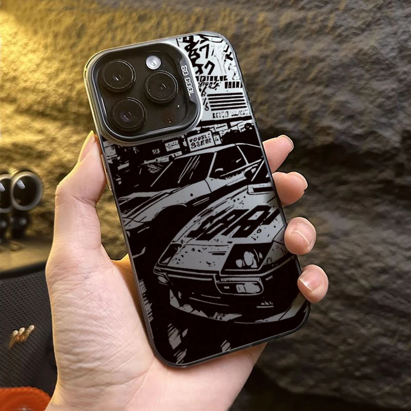 Funda IMD plateada electrochapada con estampado de coche a la moda para Xiaomi Redmi Note 14 13 12 11 10 Pro Plus 5G 12S 11 Redmi 14C 12 4G - imagen 4