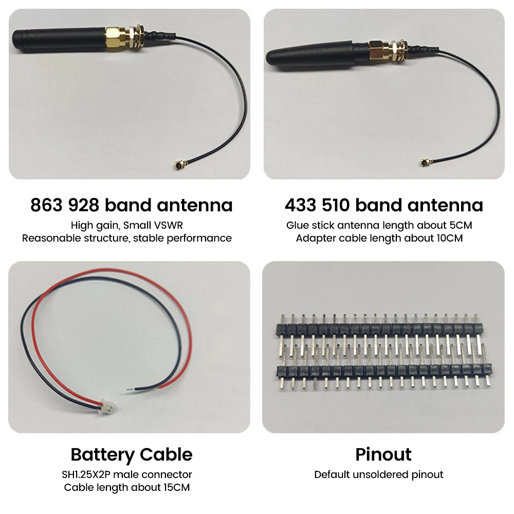 Placa de desarrollo IoT ESP32-S3 WiFi Bluetooth protocolo LoRaWAN placa de demostración de baja potencia con palo inalámbrico para Arduino - imagen 4