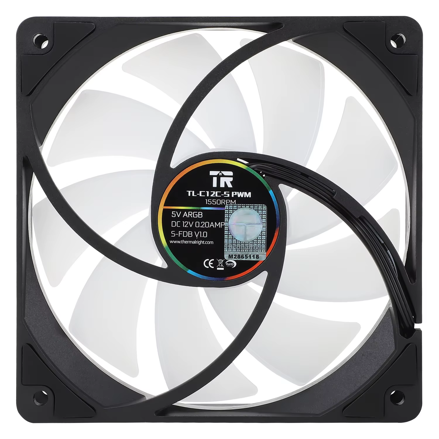 Ventilador 120mm ARGB Gaming Thermalright TL-C12C - imagen 3