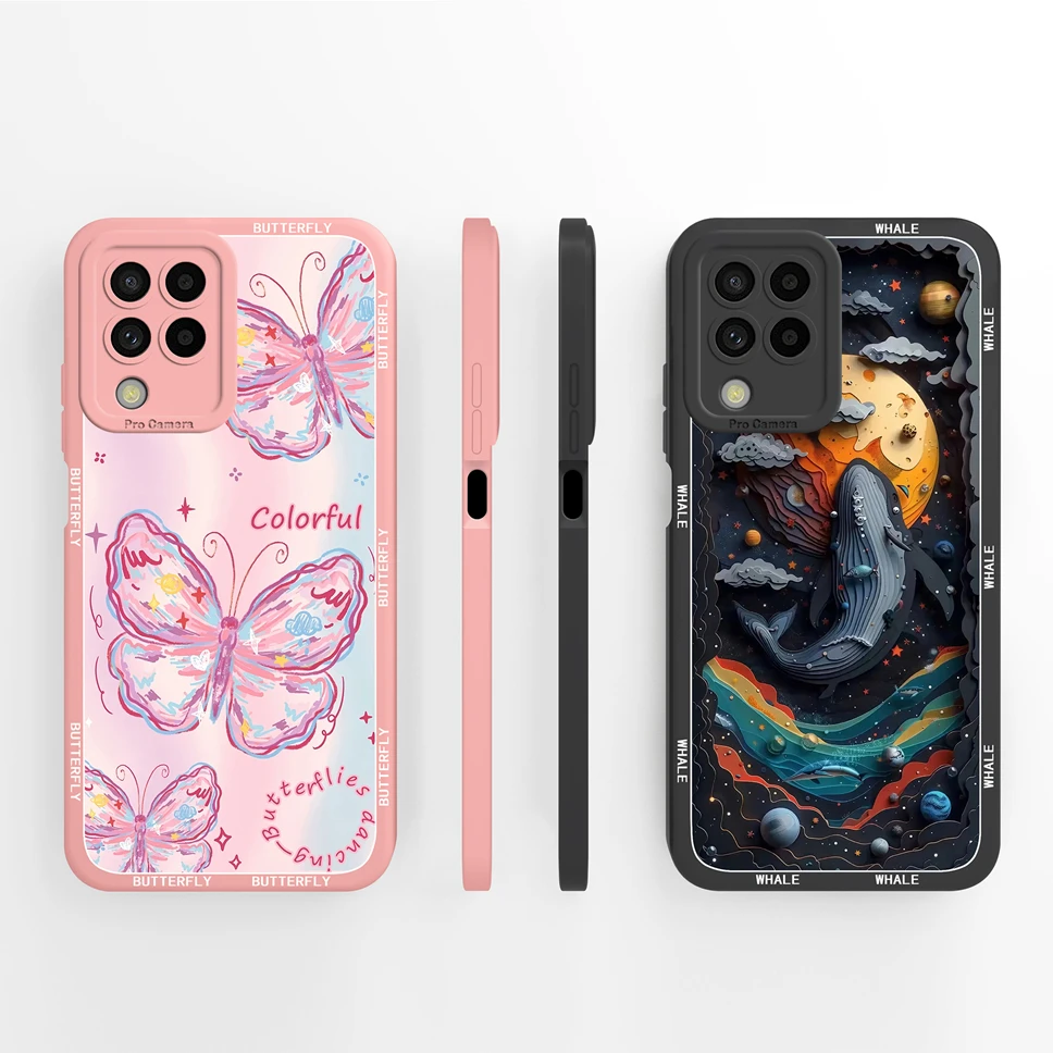 Para Samsung Galaxy M53 M33 M23 F23 5G Funda de teléfono patrones de diseño creativo Funda suave para GalaxyM53 M 33 M F 23 Carcasa protectora - imagen 2