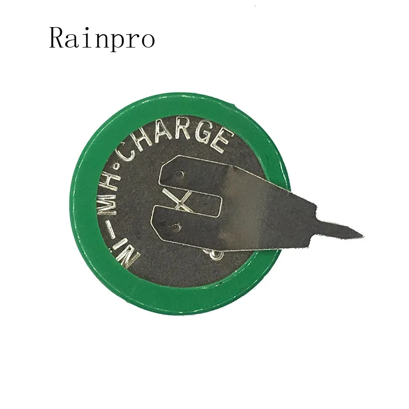 5 unids/lote baterías Ni MH con pines 80mAh 2,4 V Ni-MH batería de botón recargable - imagen 2