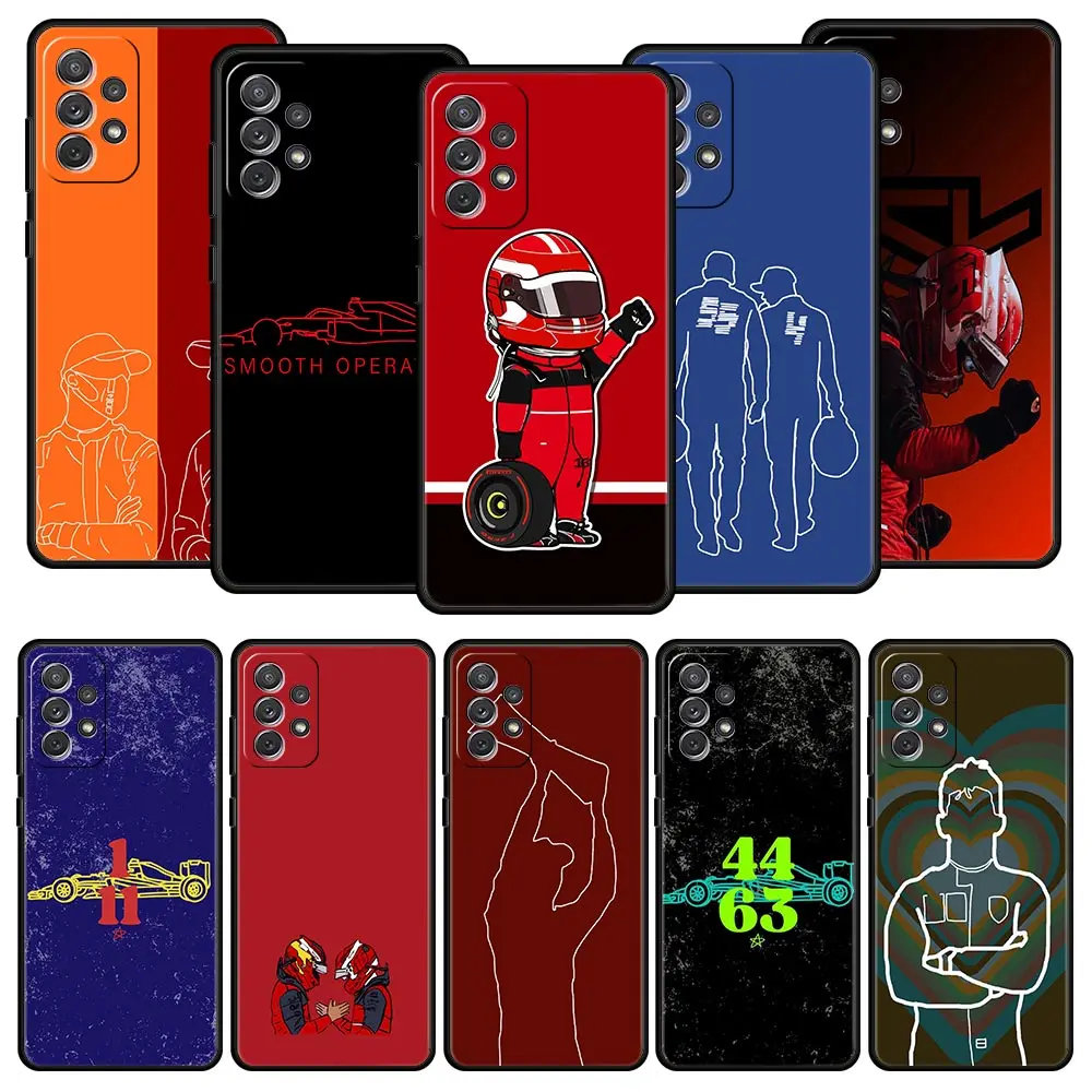 Funda de teléfono para Samsung Galaxy A15 A13 A51 A71 A41 A31 A21S A03S A05 A35 A55 A23 A25 A33 A53 A73 5G cubierta F1 número 33
