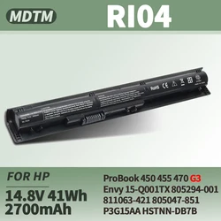 Batería para portátil HP ProBook 450/455/470 G3 y Envy 15-Q001TX
